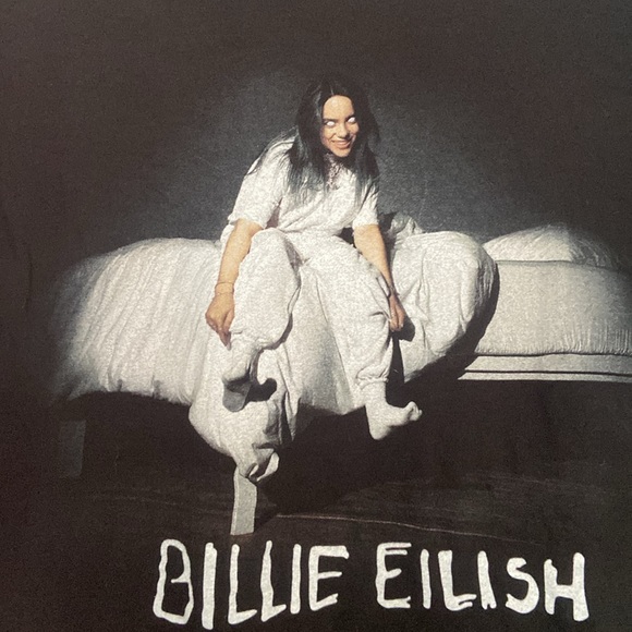 🔥EC🔥BILLIE EILISH 100% Cotton Crewneck T-shirt. - Picture 3 of 4